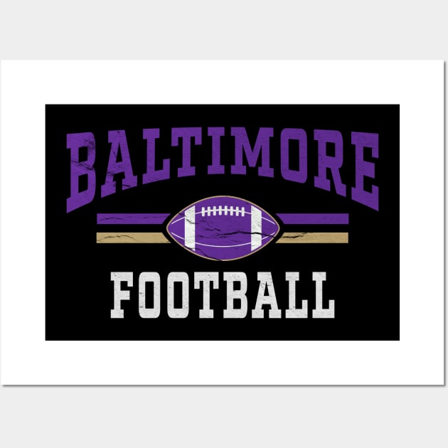 Baltimore-Football Wall Art by Emroonboy